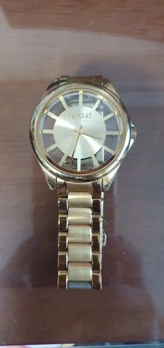 ripcurl metal watch gold 립컬 골드 color 시계